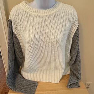 Neely Colorblock Crewneck oversized Fall Sweater